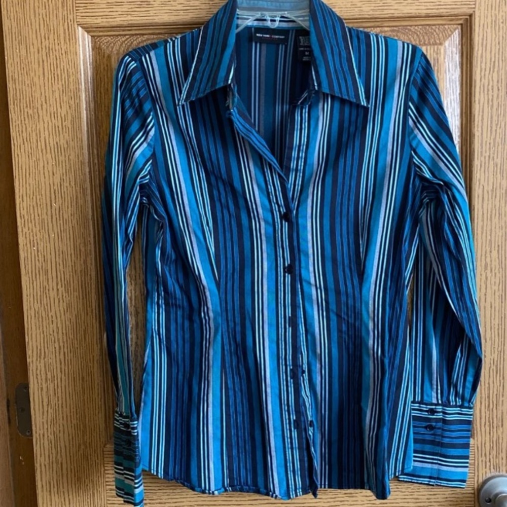 New York & Co. Striped  blouse